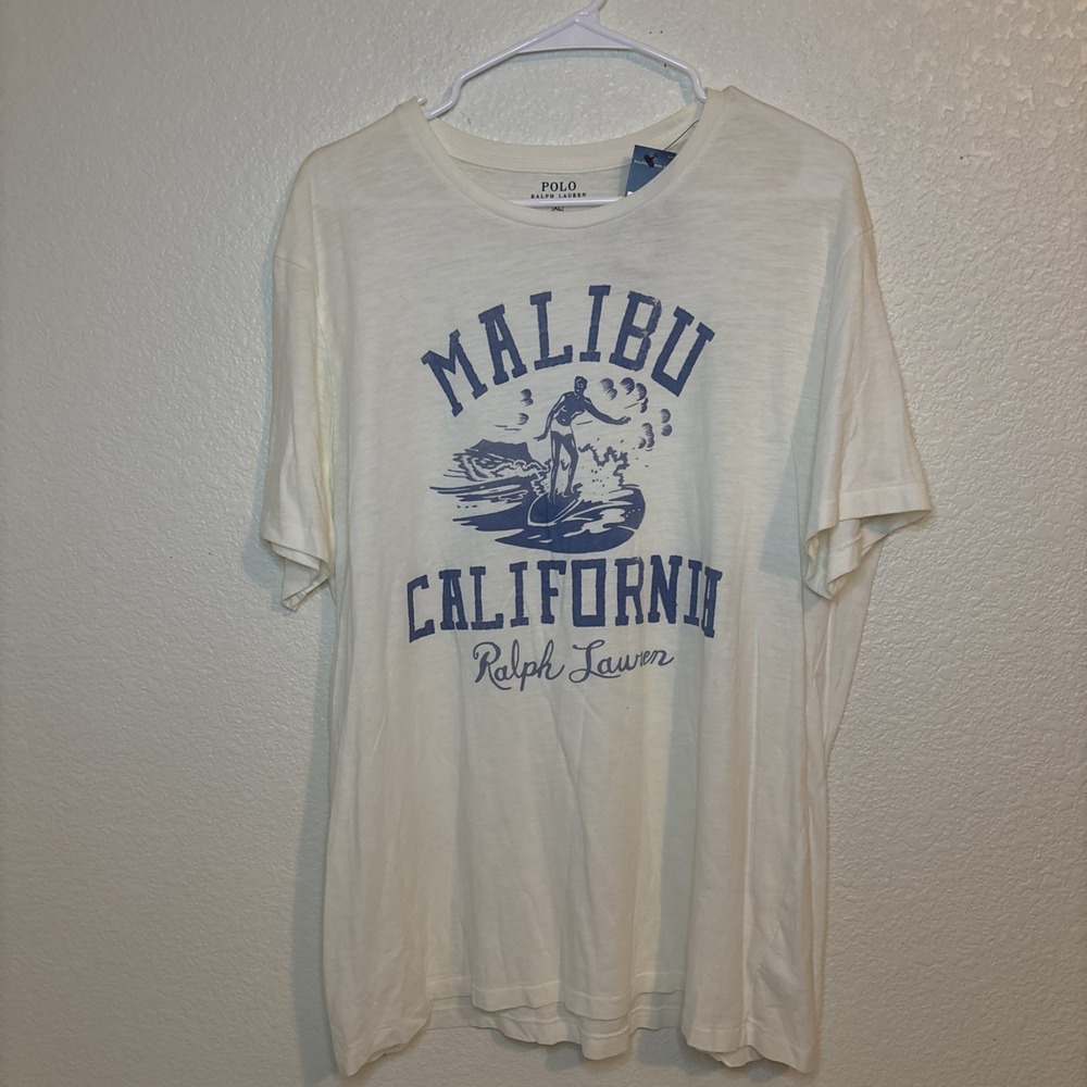 NWT POLO Ralph Lauren‎ Men's Classic Fit T Shirt MALIBU California XL